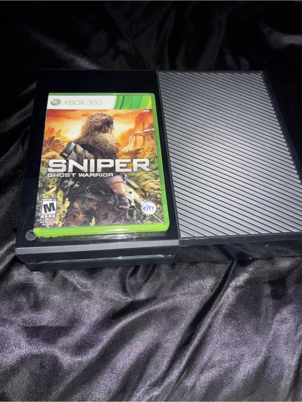 Xbox One Black Console with Sniper Ghost Warrior (Black)